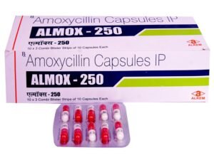 Almox 250mg Capsule – Amoxicillin 250mg