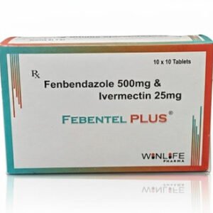 Febentel Plus Ivermectin + Fenbendazole 525mg Tablets