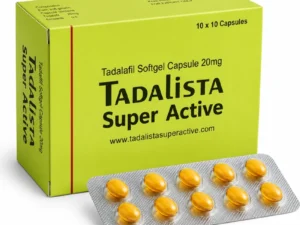 Tadalista Super Act 20mg β Tadalafil Softgel 20mg