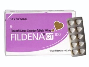 Fildena CT 100mg – Sildenafil Chewable 100mg