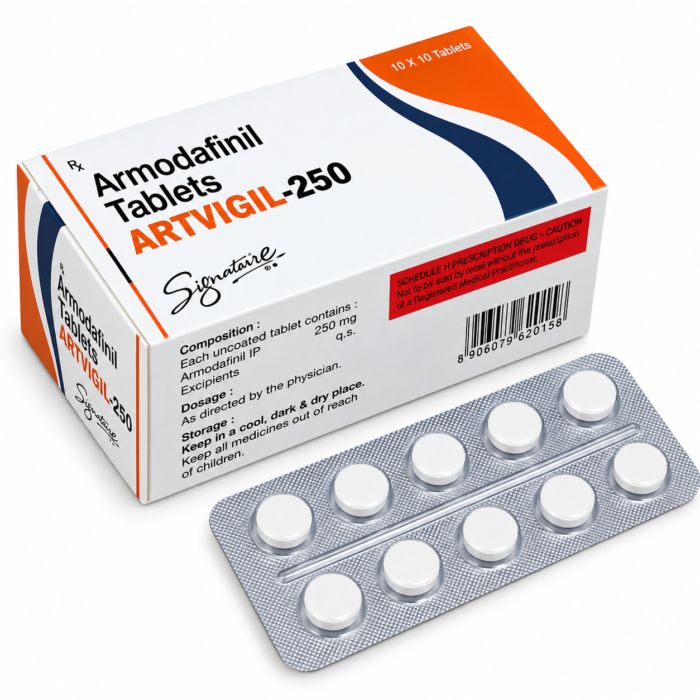 Artvigil 250mg Tablet – Armodafinil 250mg