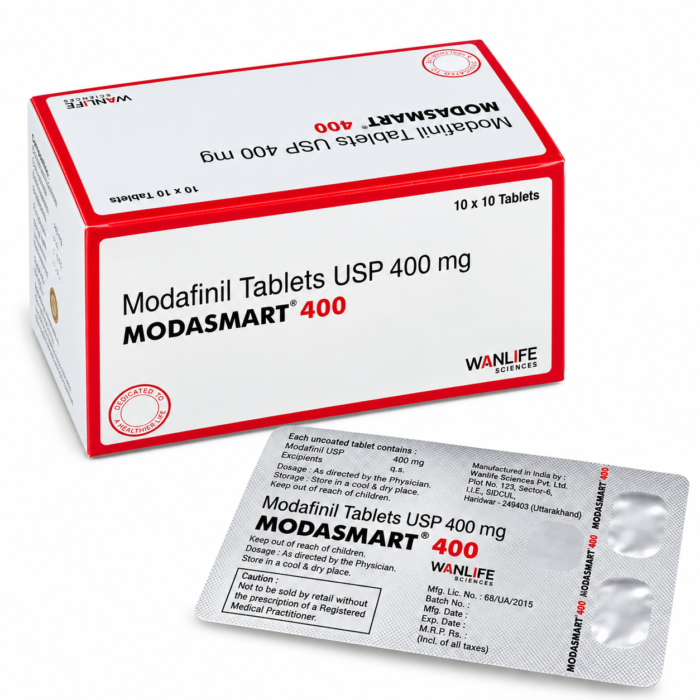 Modasmart 400mg Tablet – Modafinil 400mg