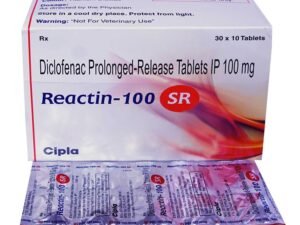Reactin 100mg Tablet – Diclofenac 100mg