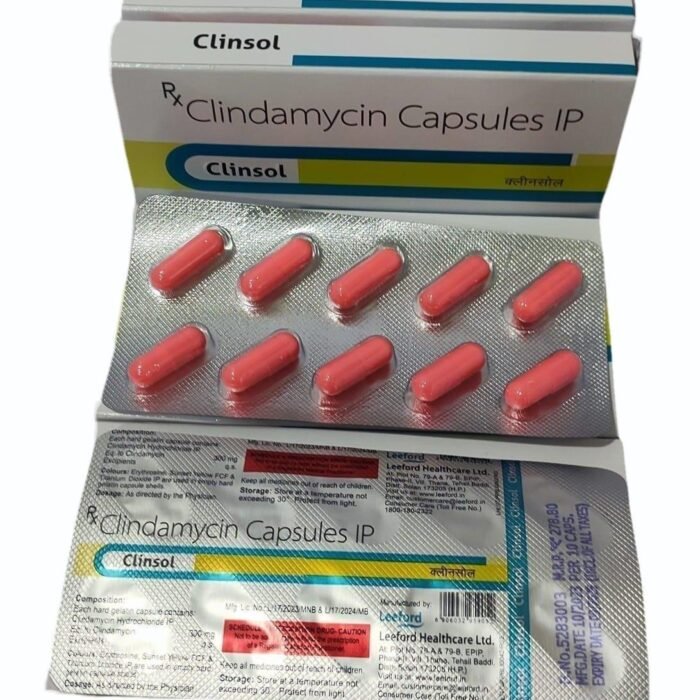 Clinsol 300mg Capsule – Clindamycin 300mg Clinsol 300mg Capsule – Clindamycin 300mg