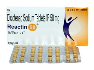 Reactin 50mg Tablet – Diclofenac 50mg