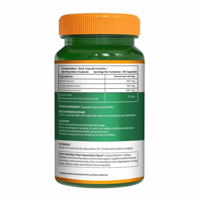 plant-based-brain-boost-1000x1000-3 Pure Nutrition Plant Based Brain Boost Cognitive Health Tablets 60 Count
