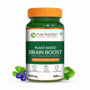 Pure Nutrition Plant Based Brain Boost Cognitive Health Tablets 60 Count
