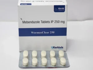 Wormeeclear 250mg Tablet – Mebendazole 250mg