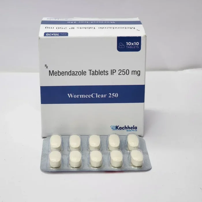 Wormeeclear 250mg Tablet – Mebendazole 250mg Wormeeclear 250mg Tablet – Mebendazole 250mg